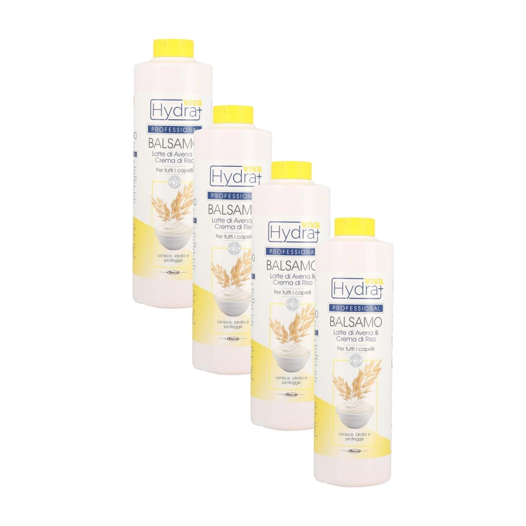 KIT SET 4 PZ MAURY'S PROFESSIONAL BALSAMO 1 LT SENZA PARABENI ANALLERGICO