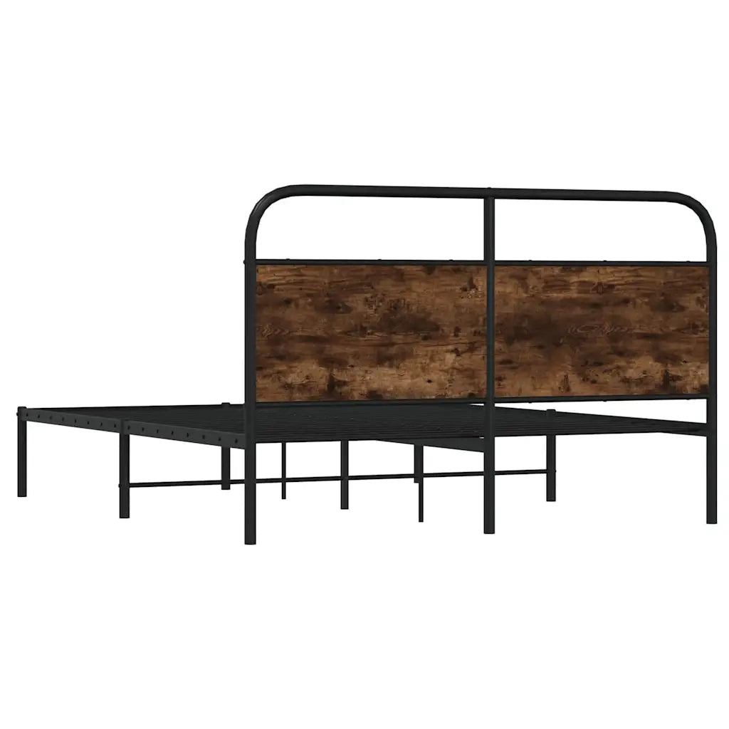 Giroletto senza Materasso Rovere Fumo 150x200 cm in Truciolato 4100211