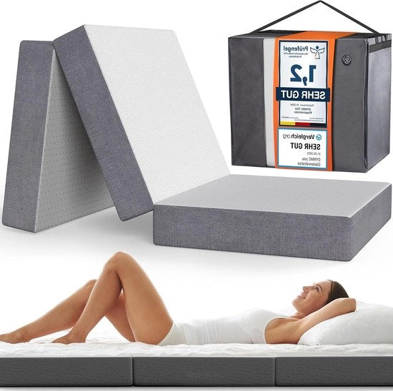 Matassa per ospiti con supporto H3, opaca, 3 cm di spessore, inclusa copertura, facile da ripiegare e pratica da utilizzare come letto per ospiti