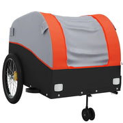 Rimorchio per trasporto biciclette capacità 45 kg ferro arancione 02_0044160