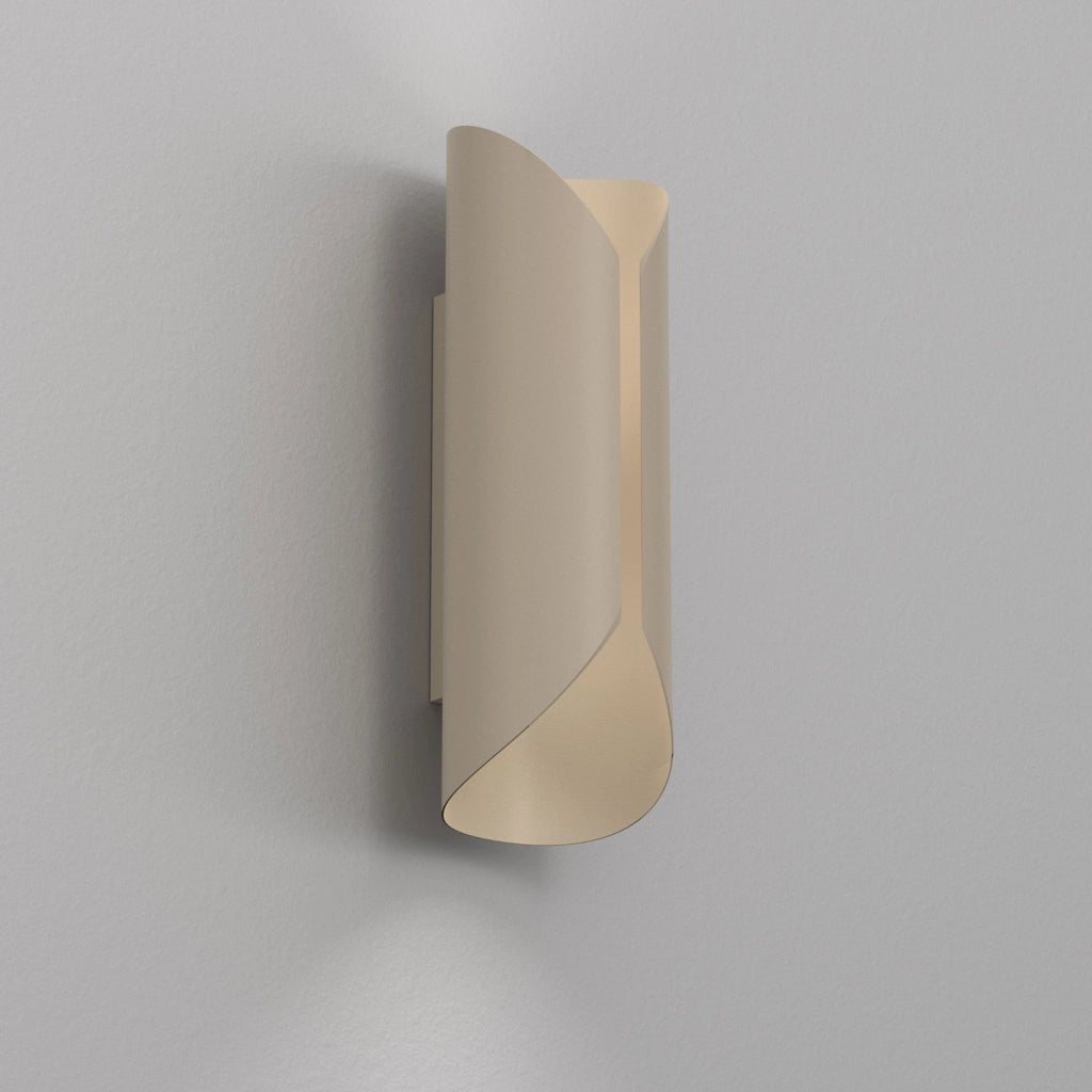 Applique Barbos beige 2xG9 metallo a rullo Luminex
