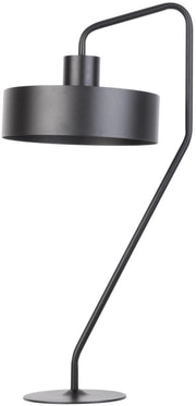 Lampada da tavolo industriale nera 61 cm Jumbo E27 15W Sigma