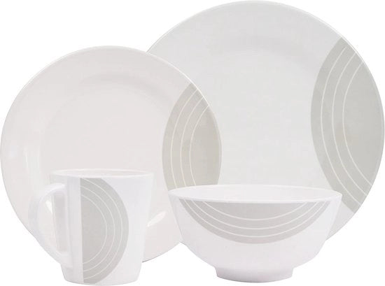 Set di piatti e tazze in ceramica ecologica