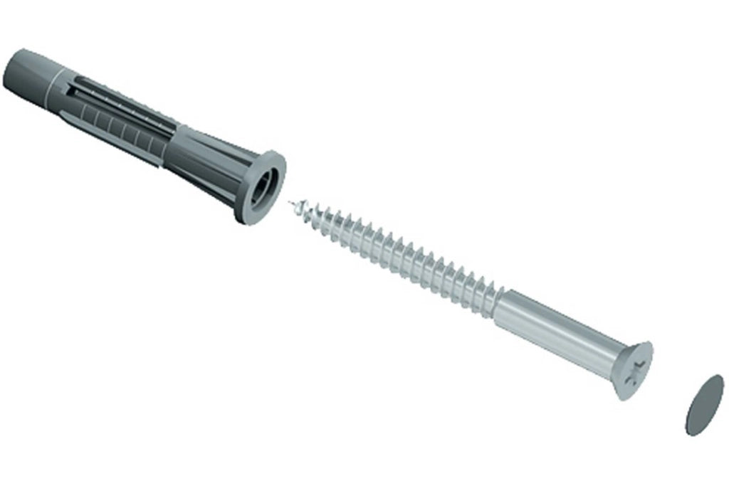 Viti 4,5X50+20 Tasselli Diametro 6 Pz 18 - Masidef