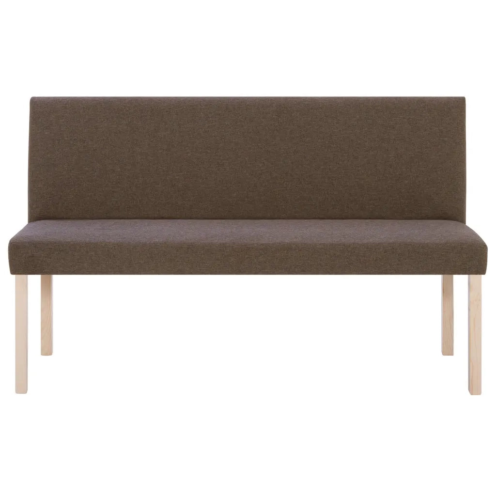 Panca 139,5 cm Marrone in Poliestere