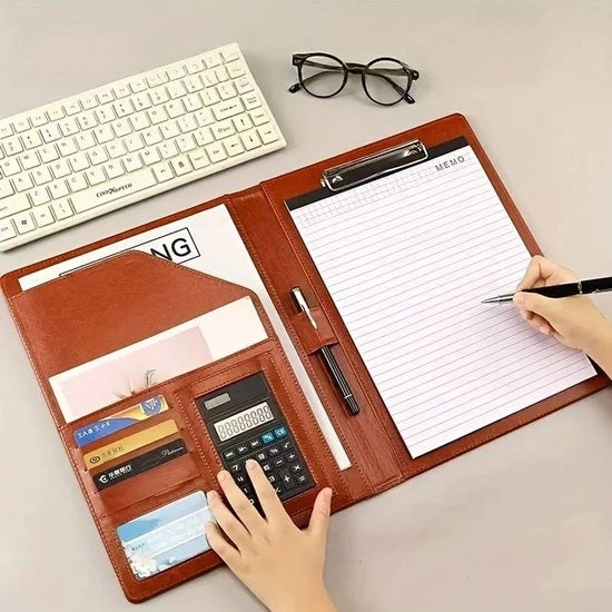 Manager di Ufficio A4 Multifunzione con Carta Documenti Carta dei Clienti Carta di Vendita con Tasca