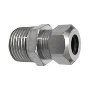 NIPPLE BICONO CROMATO PER CANNETTE- 3/8 x 3/8  Diam. 10- DHIMP- pezzi 1