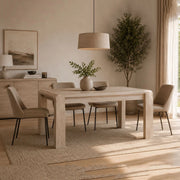 Kasano, Tavolo Allungabile 8 Posti, 115x80x76h cm Marrone Rovere