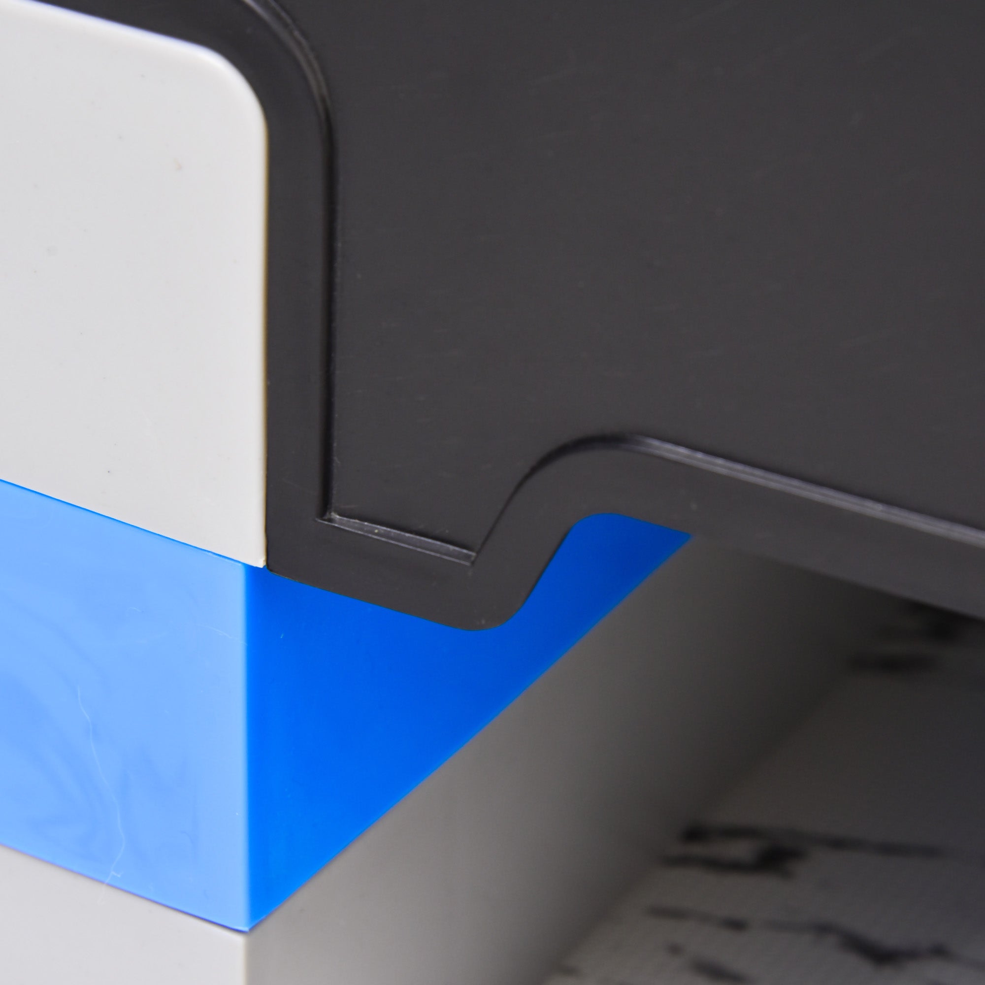 Step Fitness per Aerobica 80x31xh10-15-20 cm Altezza Regolabile in Plastica Nero e Blu