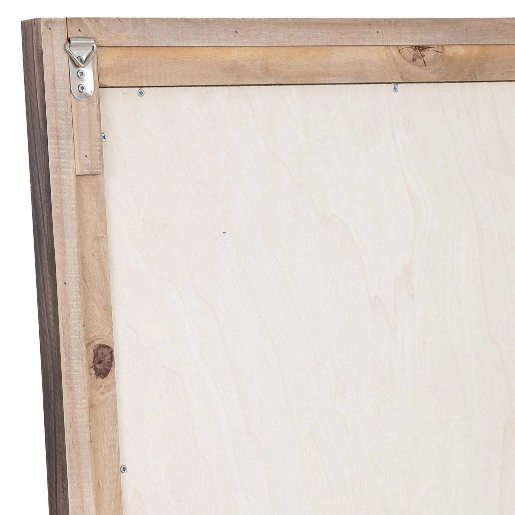 Specchio rettangolare in legno marrone 70x3x180h cm