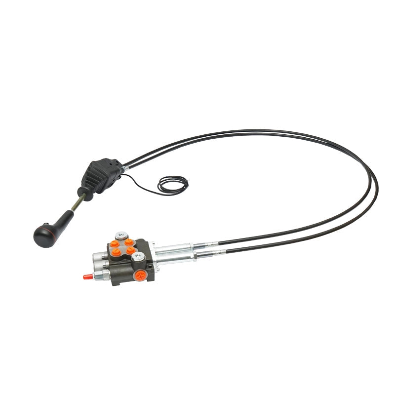 DISTRIBUTORE OLEODINAMICO con joystick, lunghezza cavo 2,5 m pressione 250 bar portata 40 l/min