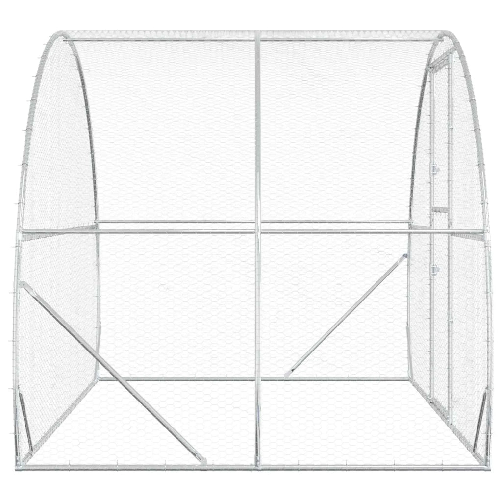 Pollaio Argento 200 x 300 x 200 cm Acciaio zincato 42042531