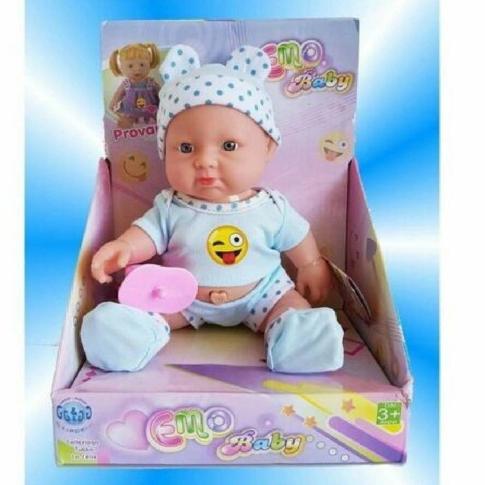 Trade Shop - Emo Baby Bambolotto Ciucciotto Bambola Giocattolo Gioco Bambina -