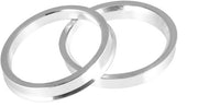 Sostituzione Middennaaf - 2 Pezzi - Lega di Alluminio - Diametro Esterno 66,6 mm - Diametro Interno 57,1 mm - Resistente allo Shock - Forma di Adattamento Perfetta - Adattatore di Naaf