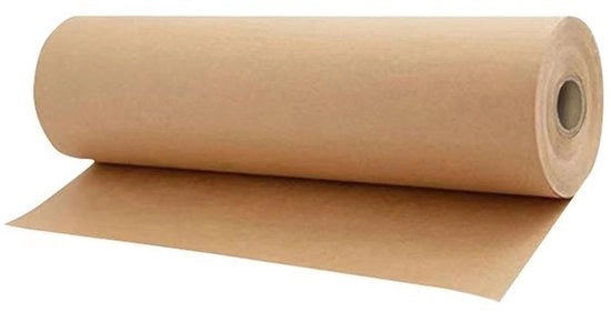 Rotolo di carta di sughero naturale da 10m - 38cm - carta riciclata per artigianato e confezionamento di regali