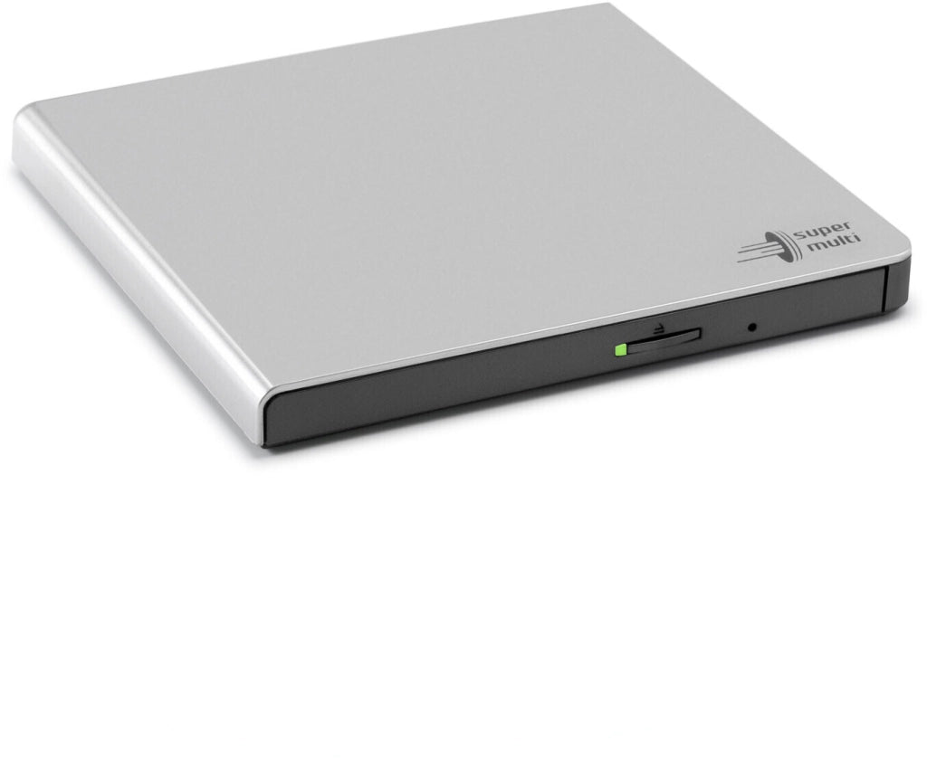 Hitachi-lg slim portable dvd-writer lettore di disco ottico dvd±rw argento - GP57ES40