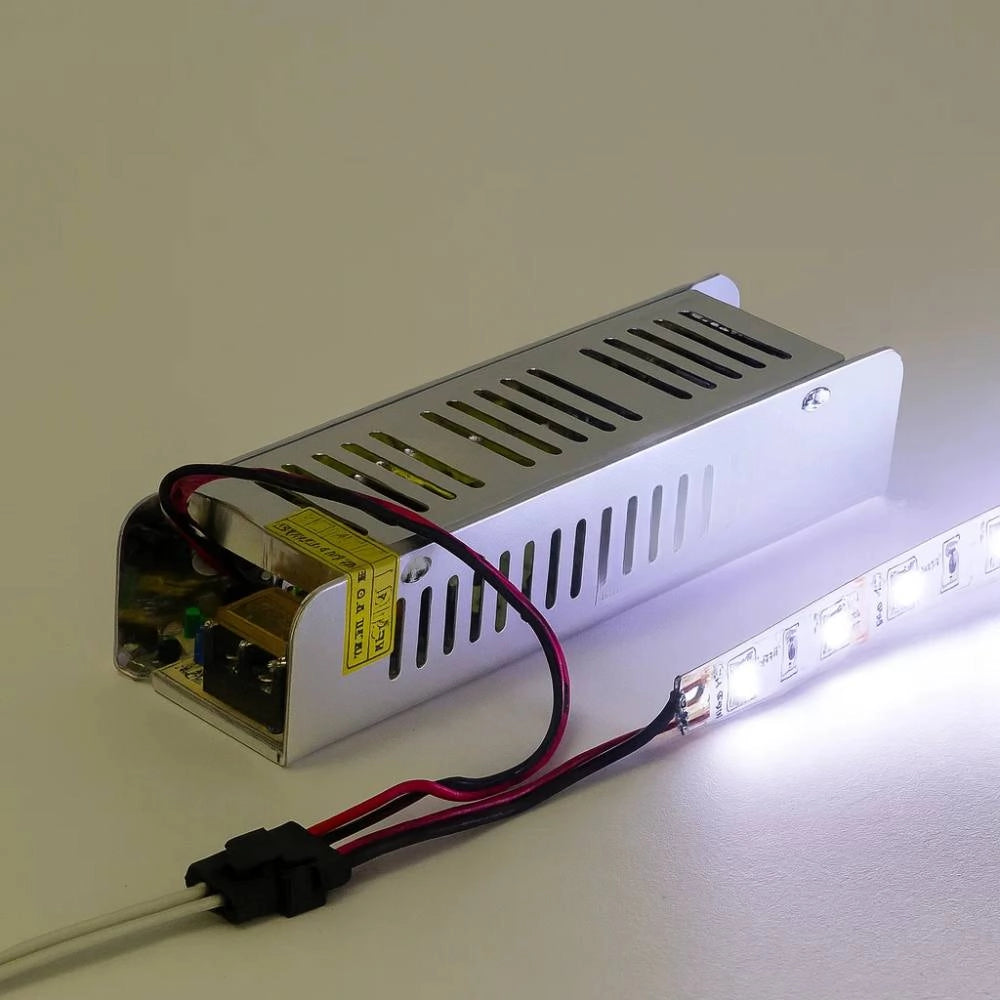 Alimentatore sottile 150w 12v 12.5a per strisce led ip20