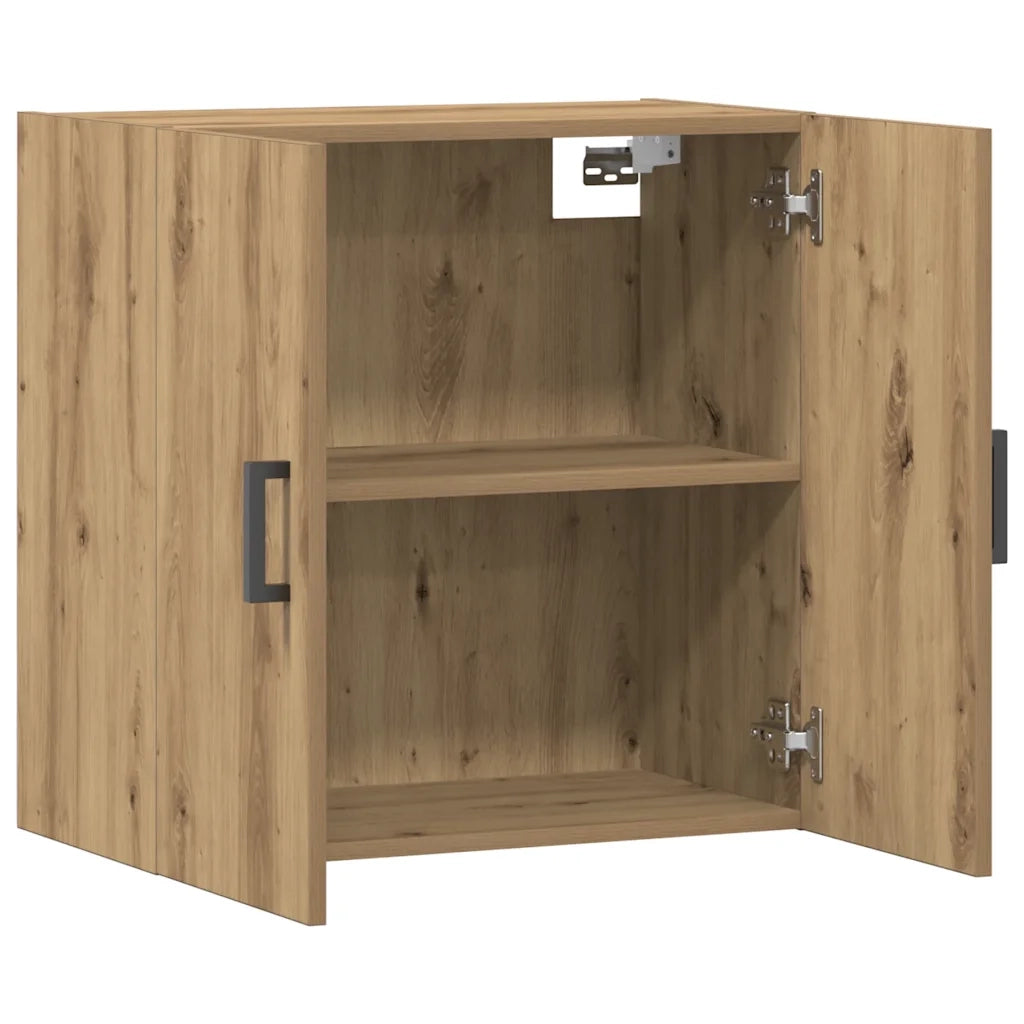 Armadietto a Muro | Mobile a Parete Rovere Artigianale 60x31x60 cm in Truciolato