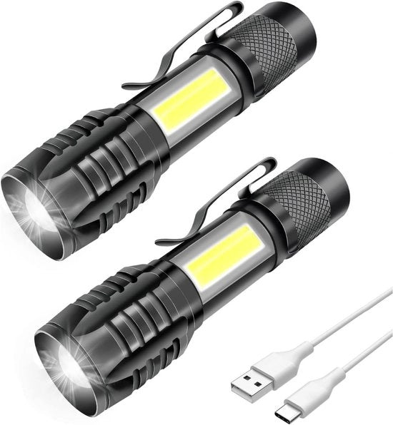 Lanterna Militare - Lanterna Militare Ricaricabile - Lanterna Led Ricaricabile - Lanterna Ricaricabile