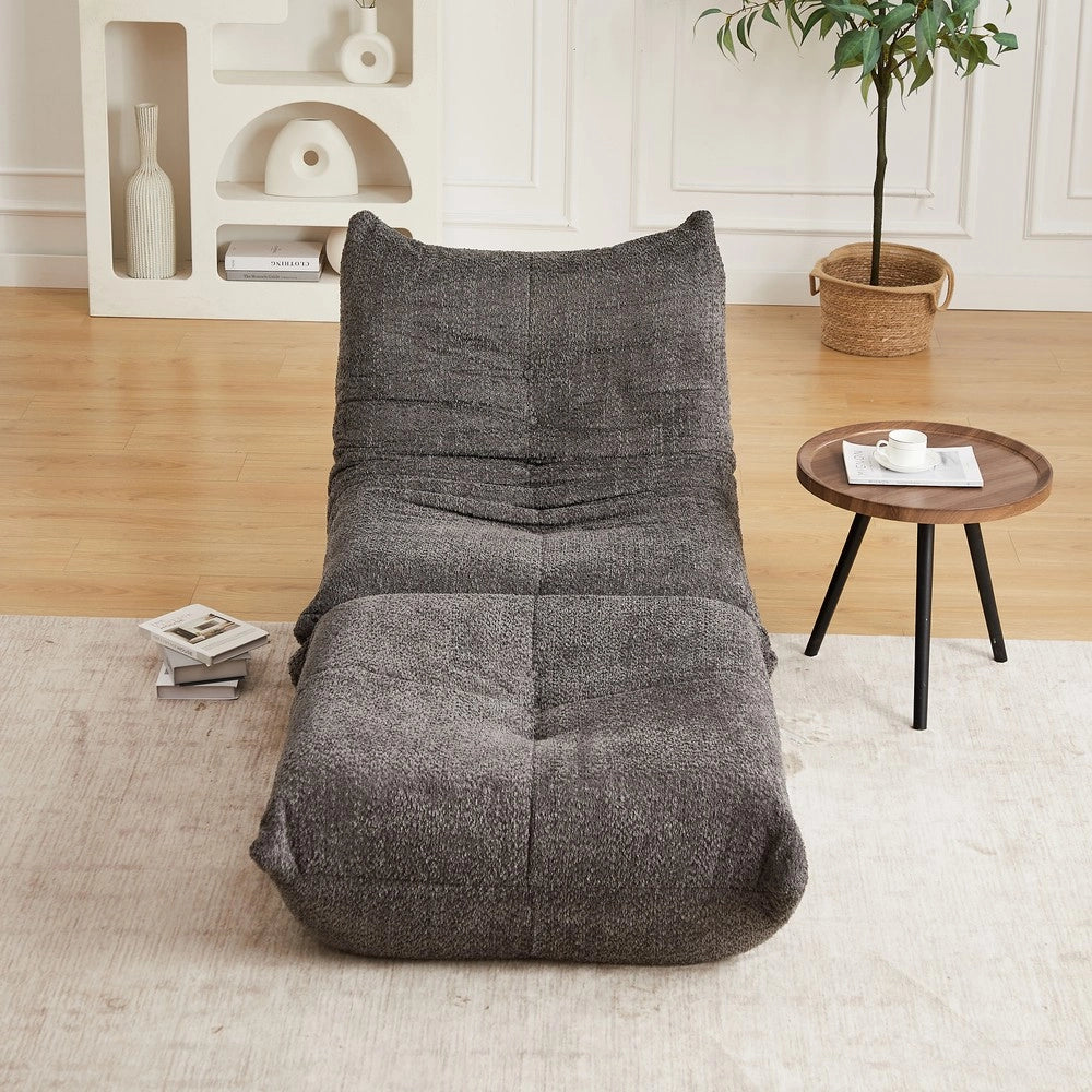 Divano Imbottito Armless ¨C Minimal ¨C Tessuto chenille, ideale per soggiorno camera ufficio