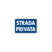 Cartello strada privata cm 20X30