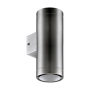 Applique esterna moderna 21cm cromo satinato 2xGU10 IP54