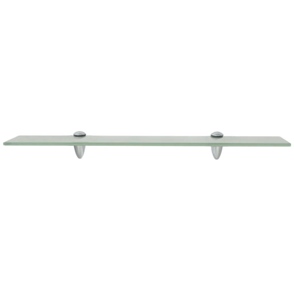 Elegante mensola da parete in vetro trasparente 60 x 10 cm 8 mm 2702138/2