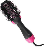 Faccia 3 in 1 - Spazzola a secchiello - Spazzola a stelo - Kam a spirale - Kam a raffreddamento - Fissatore con secchiello - Adatto per capelli lunghi/corti e stile con onde.