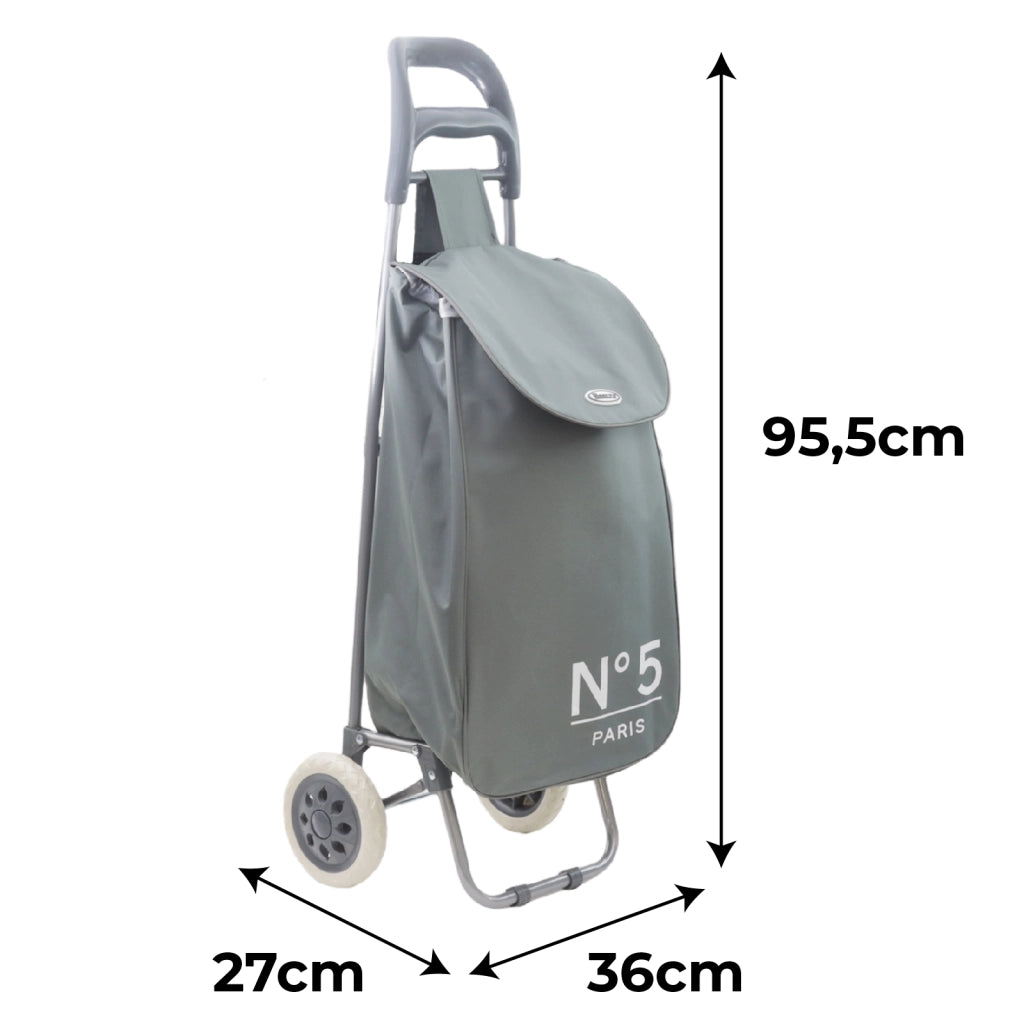 MAURY'S CARRELLO PORTA SPESA N°5  DA 35 LT CAPIENZA FINO A 20 KG ASSORTITO