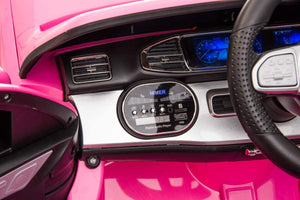 Macchina Elettrica per Bambini 12V con Licenza Mercedes GLE 450 AMG Rosa