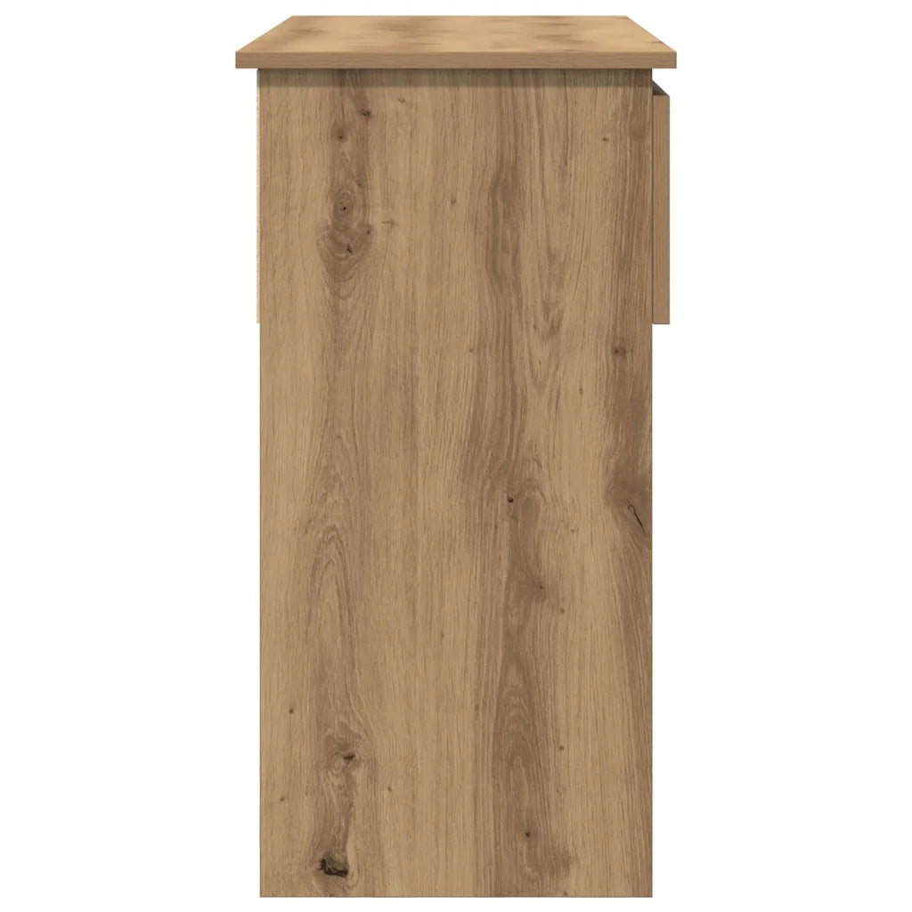 Tavolo Consolle Cassetti Rovere Artigianale 85,5x38,5x74,5 cm 861399