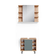 Set mobili bagno Fynn Verde 2 pezzi Vicco