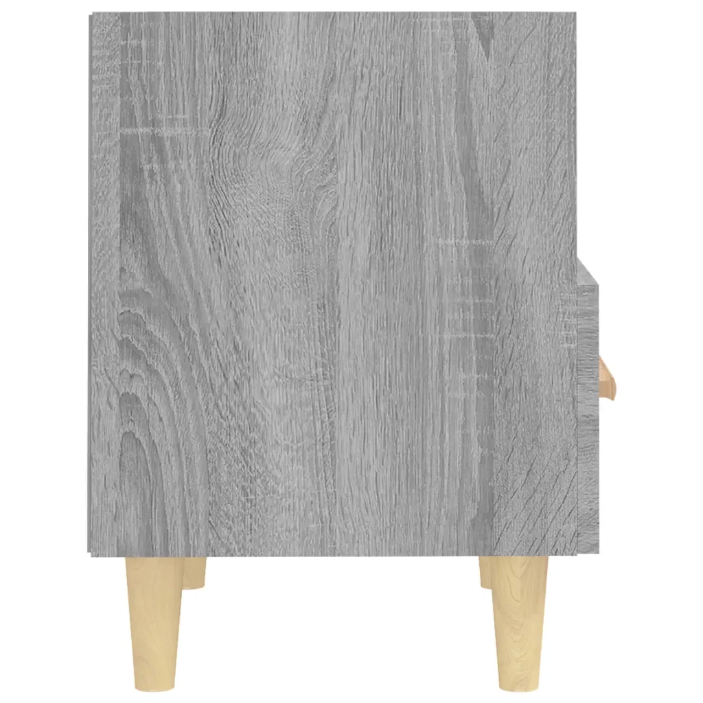 Comodini 2 pz-Set di 2 Tavolino da notte Grigio Sonoma 40x35x47 cm
