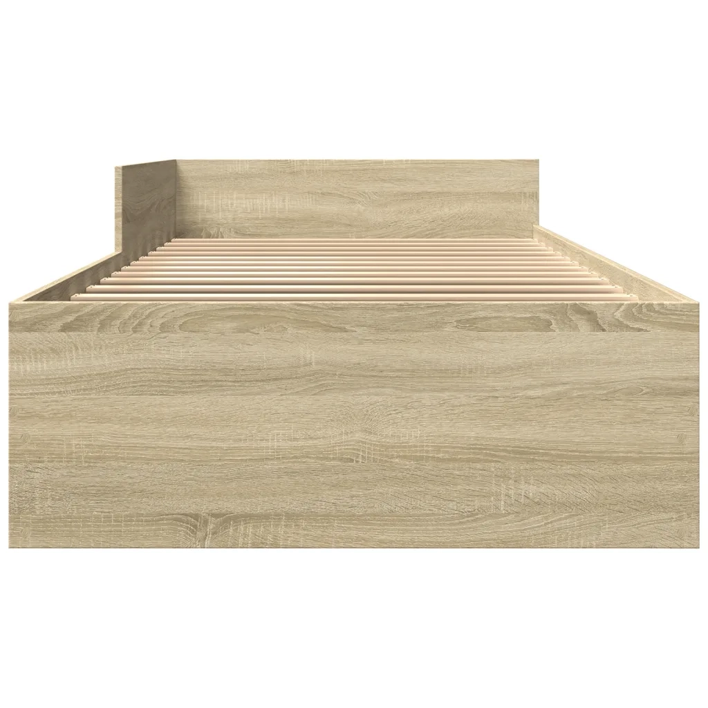Giroletto senza Materasso Rovere Sonoma 100x200cm in Truciolato