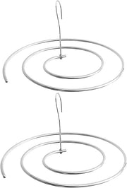Hanger a spirale per lenzuola e coperte 304 acciaio inossidabile Hanger spaziale per lenzuola coperte e tappeti [Pacchetto 2]