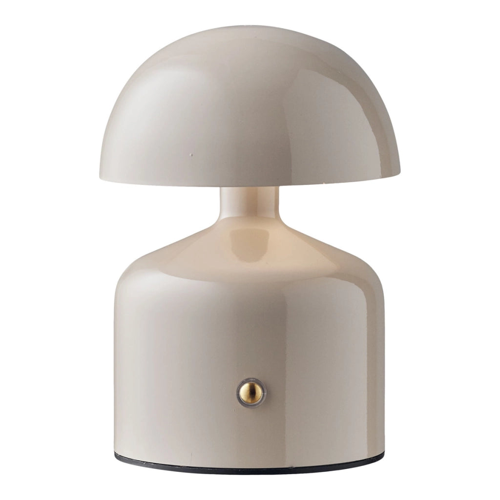 Lampada da Tavolo Aulla, Grigio, Metallo, 10x10x13,5 cm