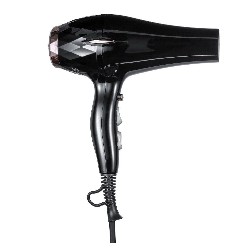 Trade Shop - Asciugacapelli Phon Elettrico Professionale Ad Alta Potenza 2200w 2 Ugelli V-413 -