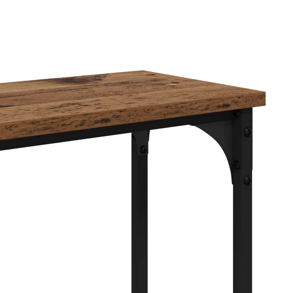Tavolo Consolle | Tavolo d'Ingresso Legno vecchio 145x22.5x75cm Legno multistrato
