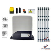 KIT AUTOMAZIONE CANCELLO SCORREVOLE 600KG 230V 6 MT CREMAGLIERA SI ADATTA A FAAC