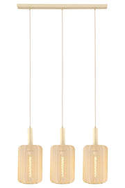 Lampada a sospensione Lucide Corina beige 3xE27 40W