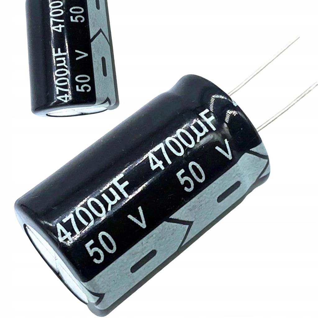 Condensatore Elettrolitico 4700µF 50V THT – Alta Capacità | Montaggio a Foro Passante