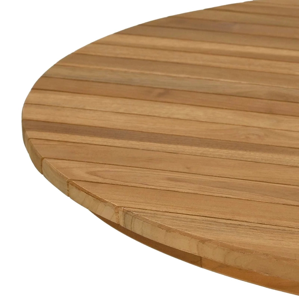 Piano del tavolo Ø 70 x 3,5 Rotondo Legno di teak solido 42033152