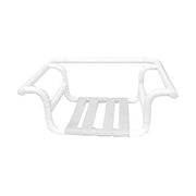 Sedile doccia con sostegno per bagno vasca disabili in alluminio nofer 15043.N