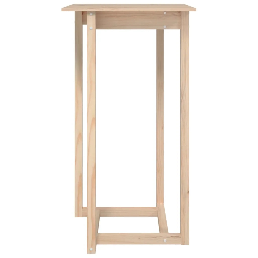 Tavolo da Bar 60x60x110 cm in Legno Massello di Pino