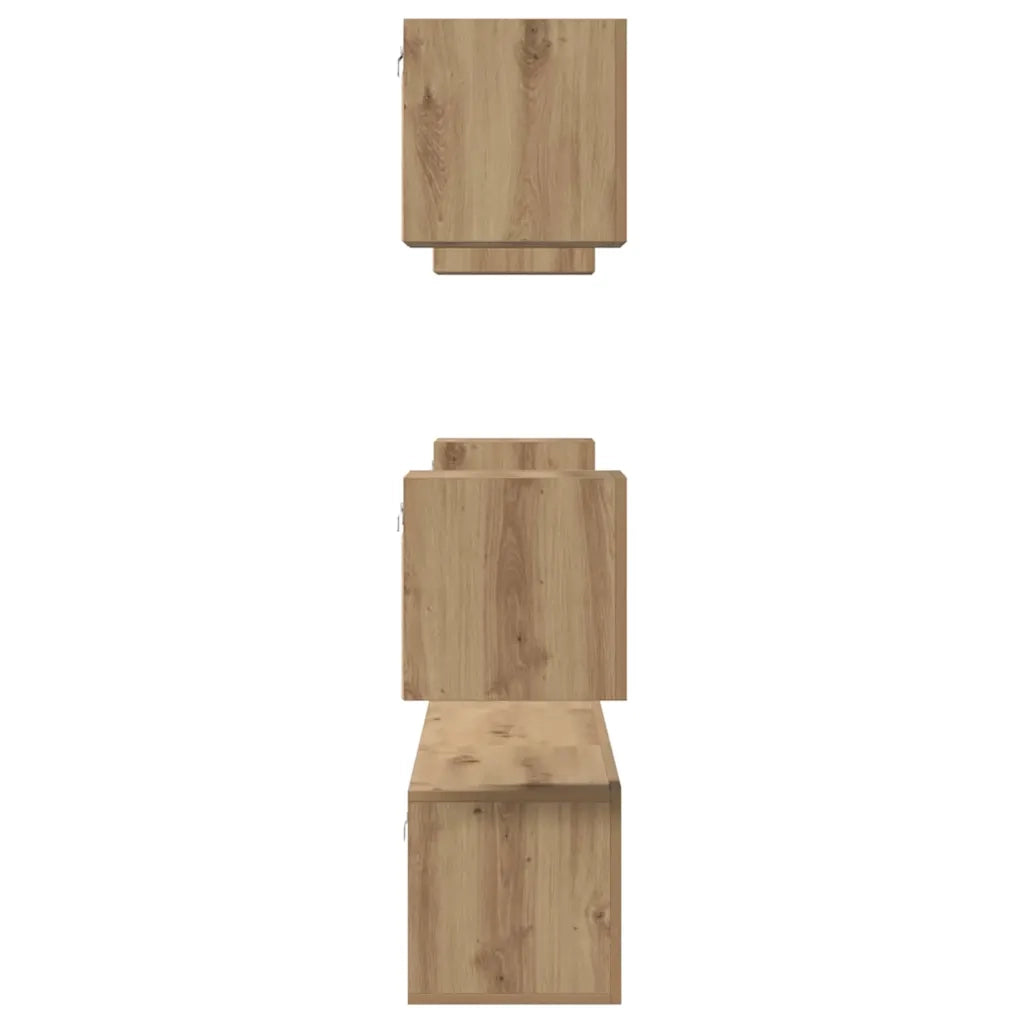 Set mobile TV 7 pcs Rovere artigianale Legno multistrato 3393398