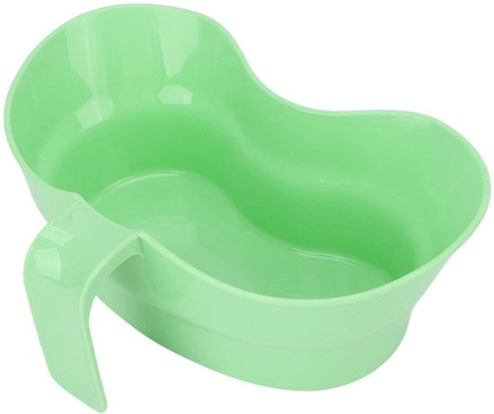 Emesis Kom Massivo Kunststof - Emesis Bekken con Manubrio - Resistente al Calore - Per Pazienti a Letto - Facile da Utilizzare - Progettazione Pratica - Emesis Kom