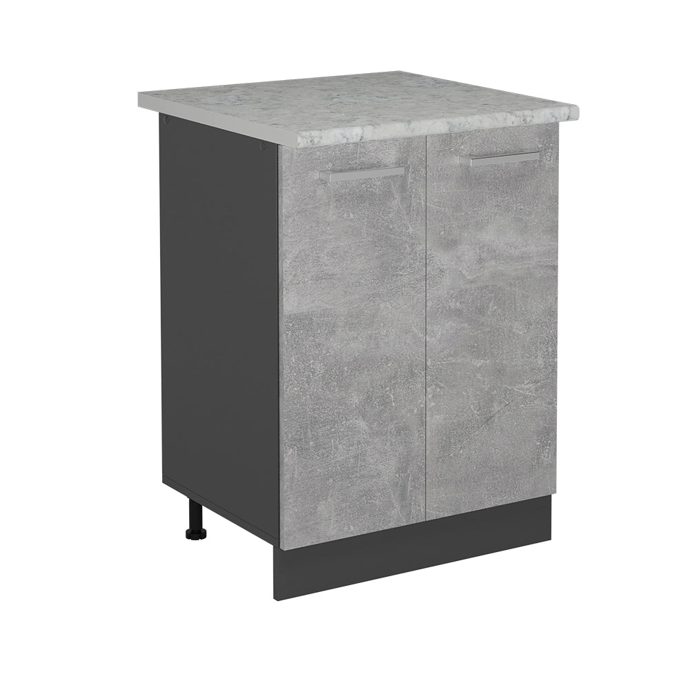 Vicco Mobiletto base cucina Calcestruzzo 60 cm PL Marmo