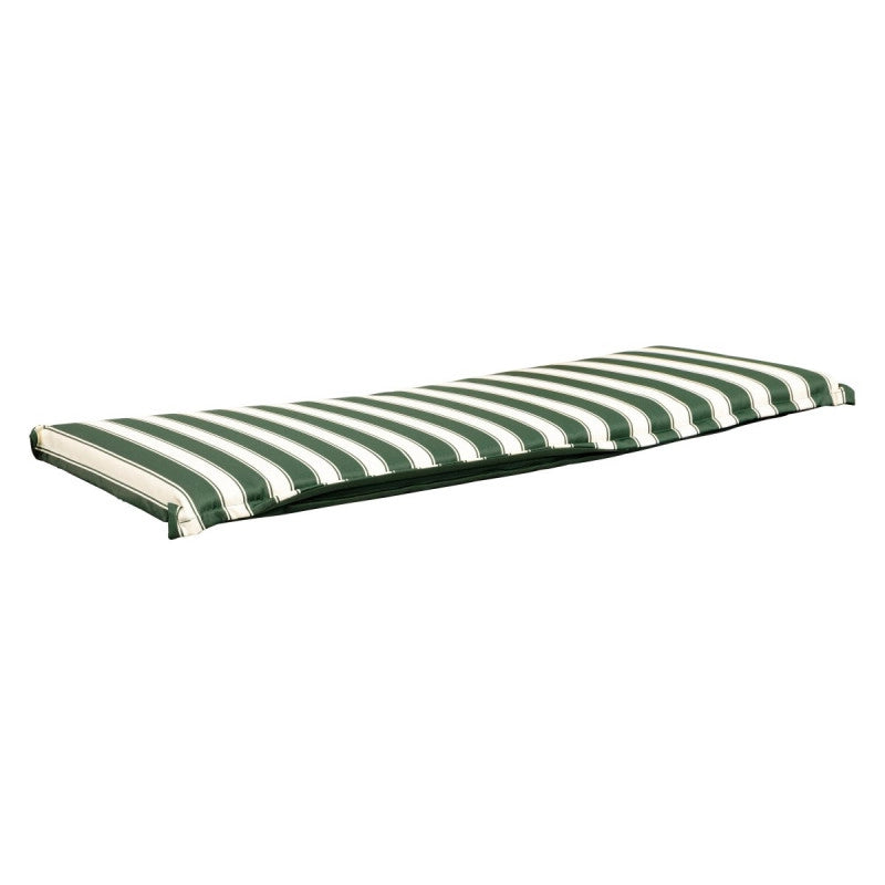 Set di 6 Cuscini Per Panchina Riga Verde