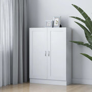 Libreria Bianca 82,5x30,5x115 cm in Legno Multistrato 802714