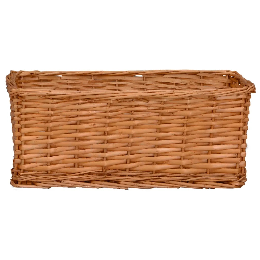 Set Cestini Impilabili 4 pz Marroni in Salice 286980